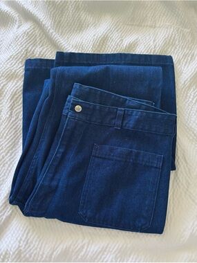 Vintage Seafrarer Patch Pocket Flare Military Jeans